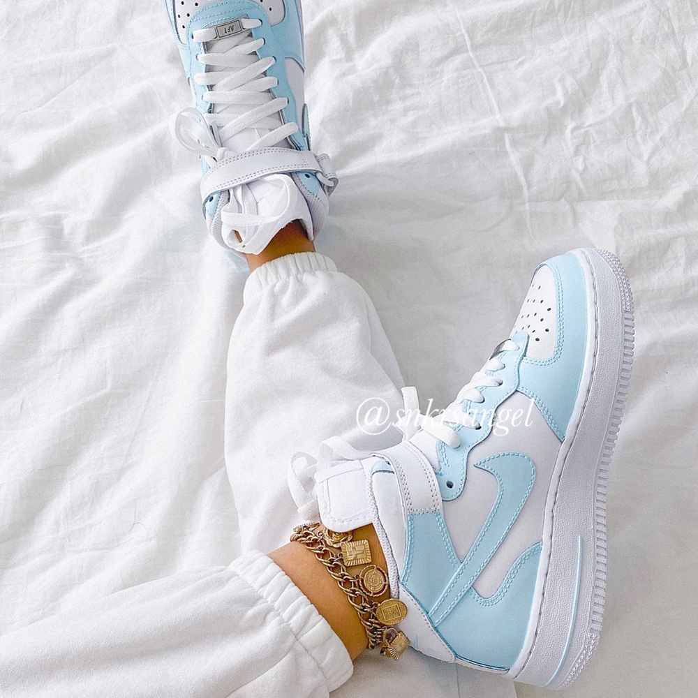 Nike custom air force 1 mid sneakers - Picture 2 of 5